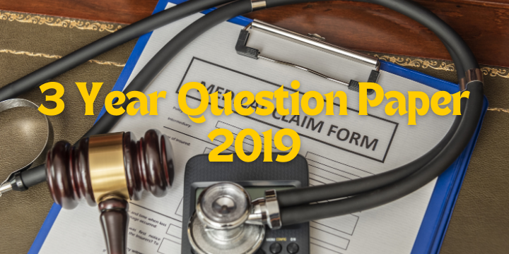 3 Year L.L.B – TGLAWCET 2019 Practice Paper