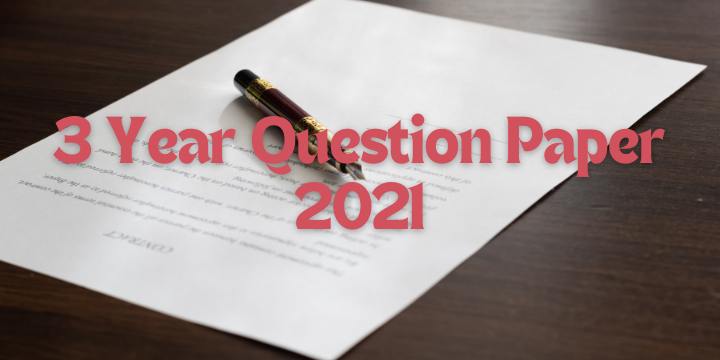 3 Year L.L.B – TGLAWCET 2021 Practice Paper